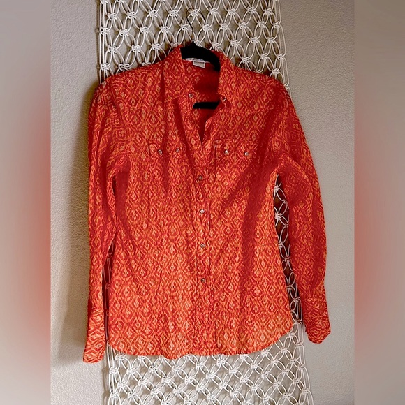 Michael Kors Western Style Button Up - Size 6 - Picture 1 of 6